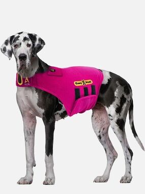 Dog Anxiety Compression Vest- Relaxing Music-Pink- Cozy Vest 65-110lbs XL